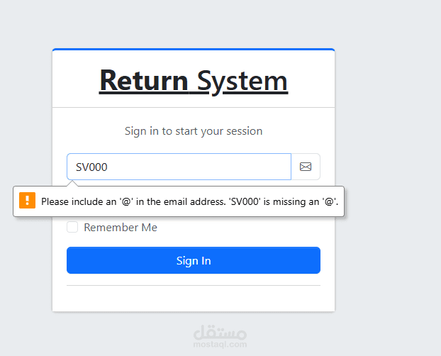 system return