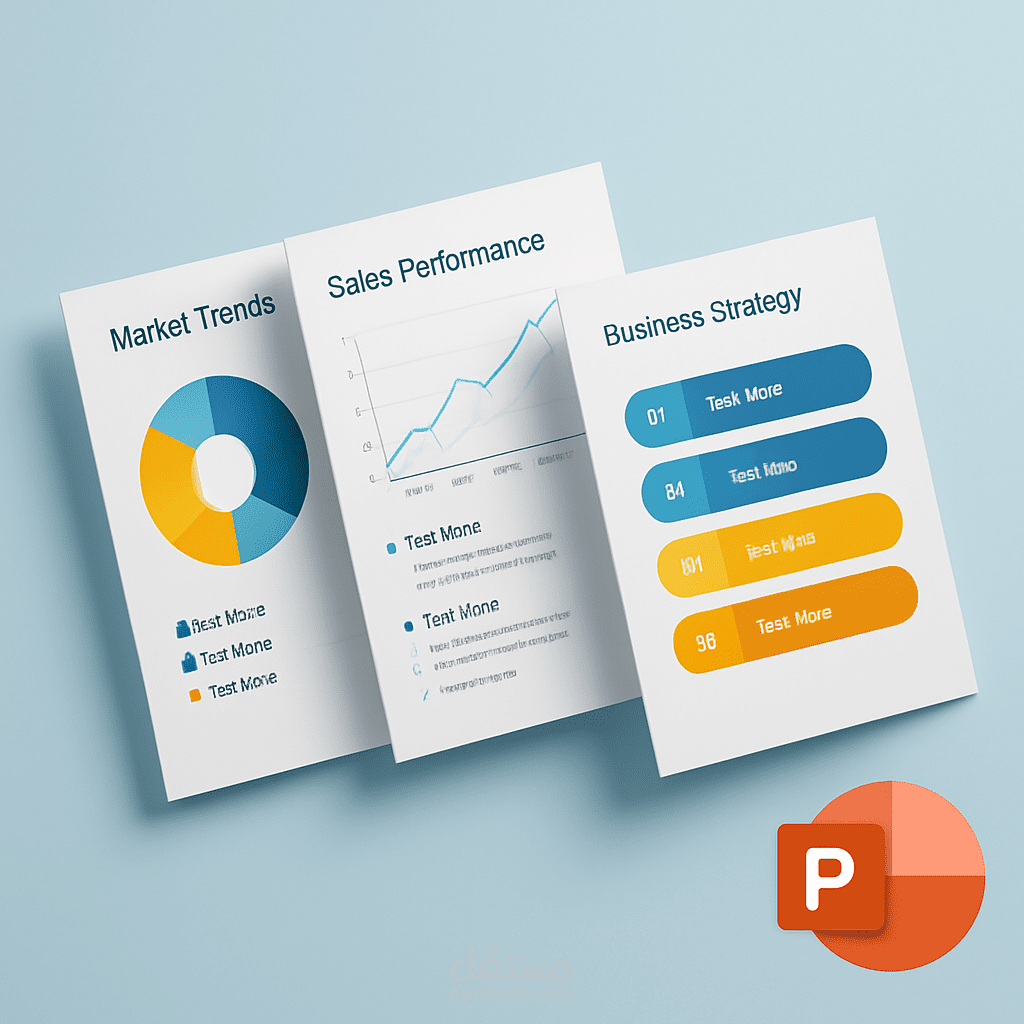 تصميم عروض تقديمية جذابة باللغة الإنجليزية (PowerPoint)