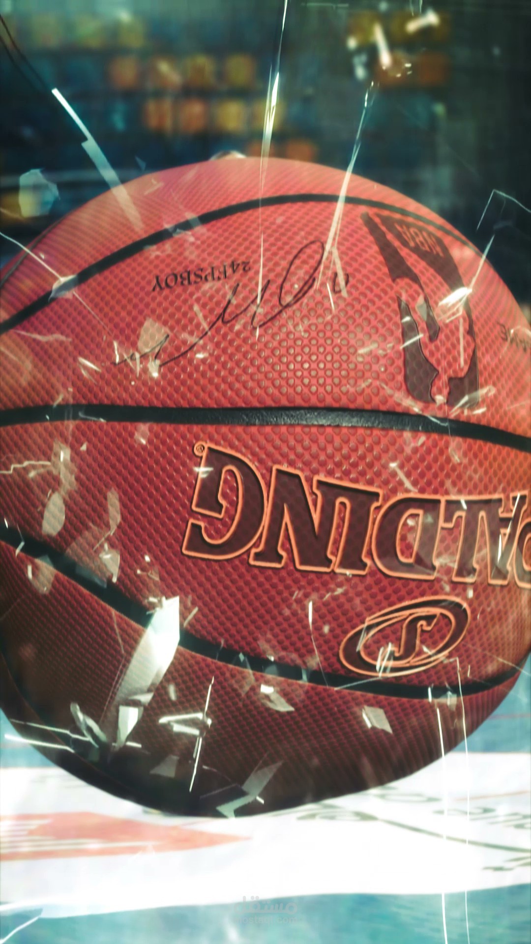 فيديو مباراة كرة سلة فايرل بتأثيرات VFX قوية