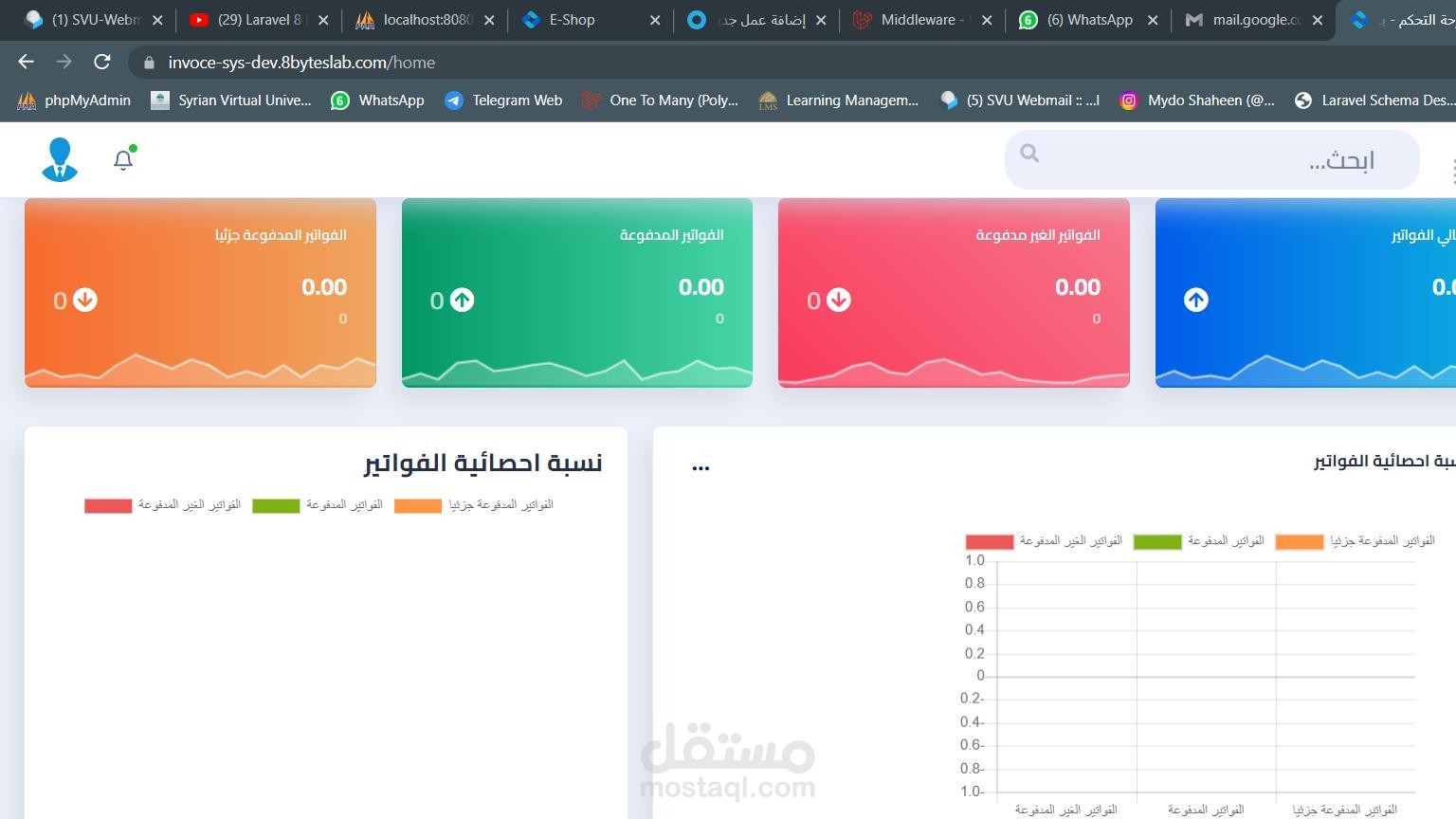 نظام الفوترة واسترداد الاموال