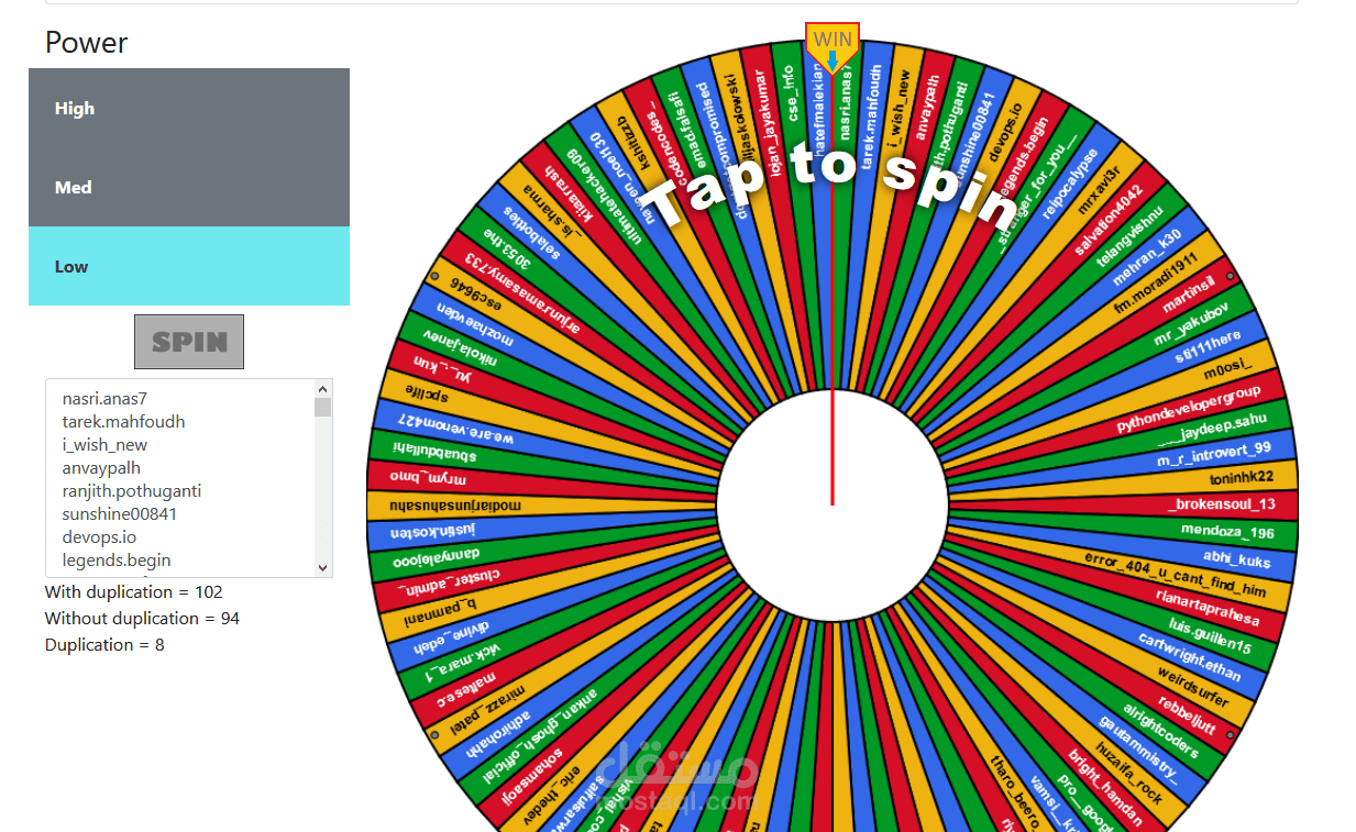 Wheel of Win for Instagram