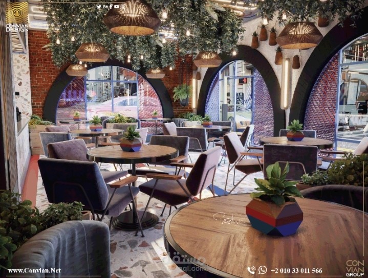 تصميم مطعم صغير بالسعودية