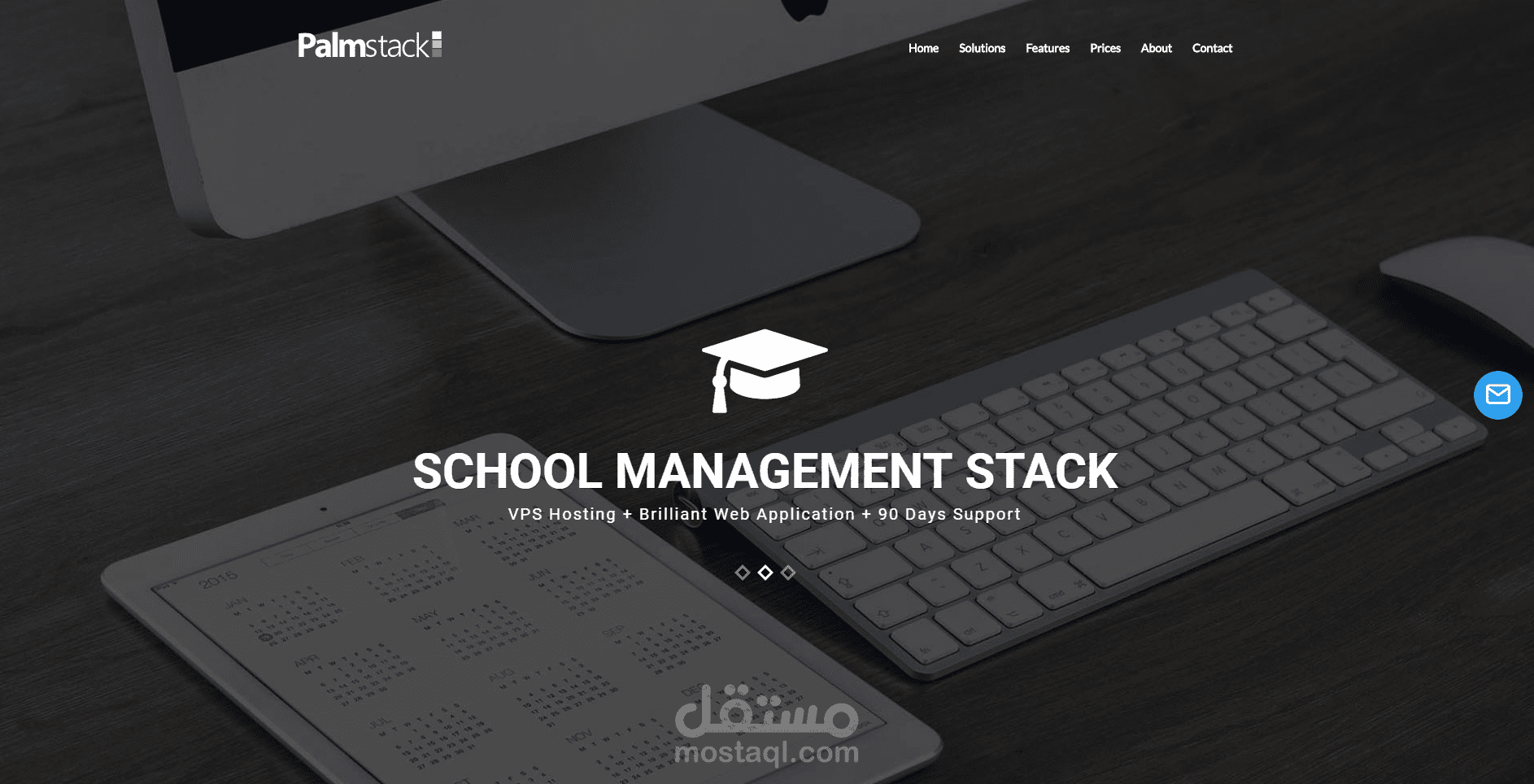 تصميم وتطوير  وإستضافة موقع شركة Palmstack