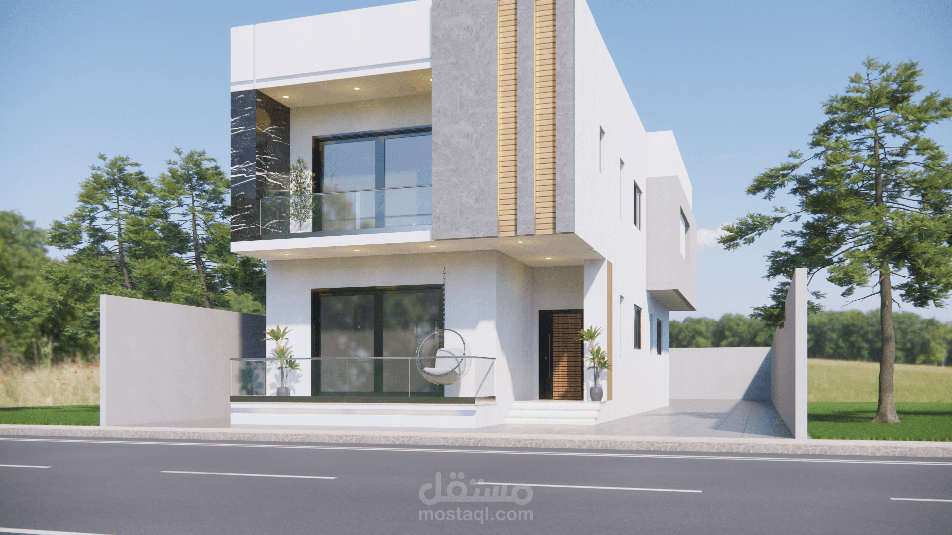 واجهة فيلا مودرن