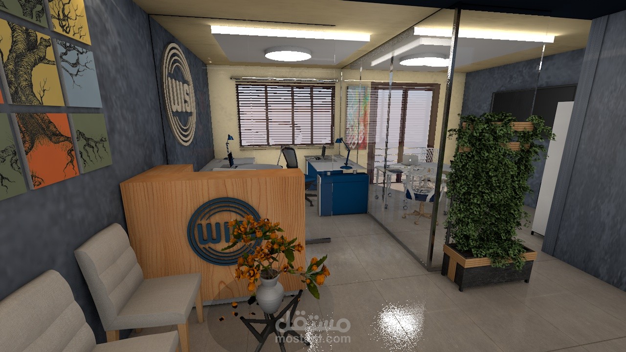 تصميم داخلي ثلاثي الابعاد