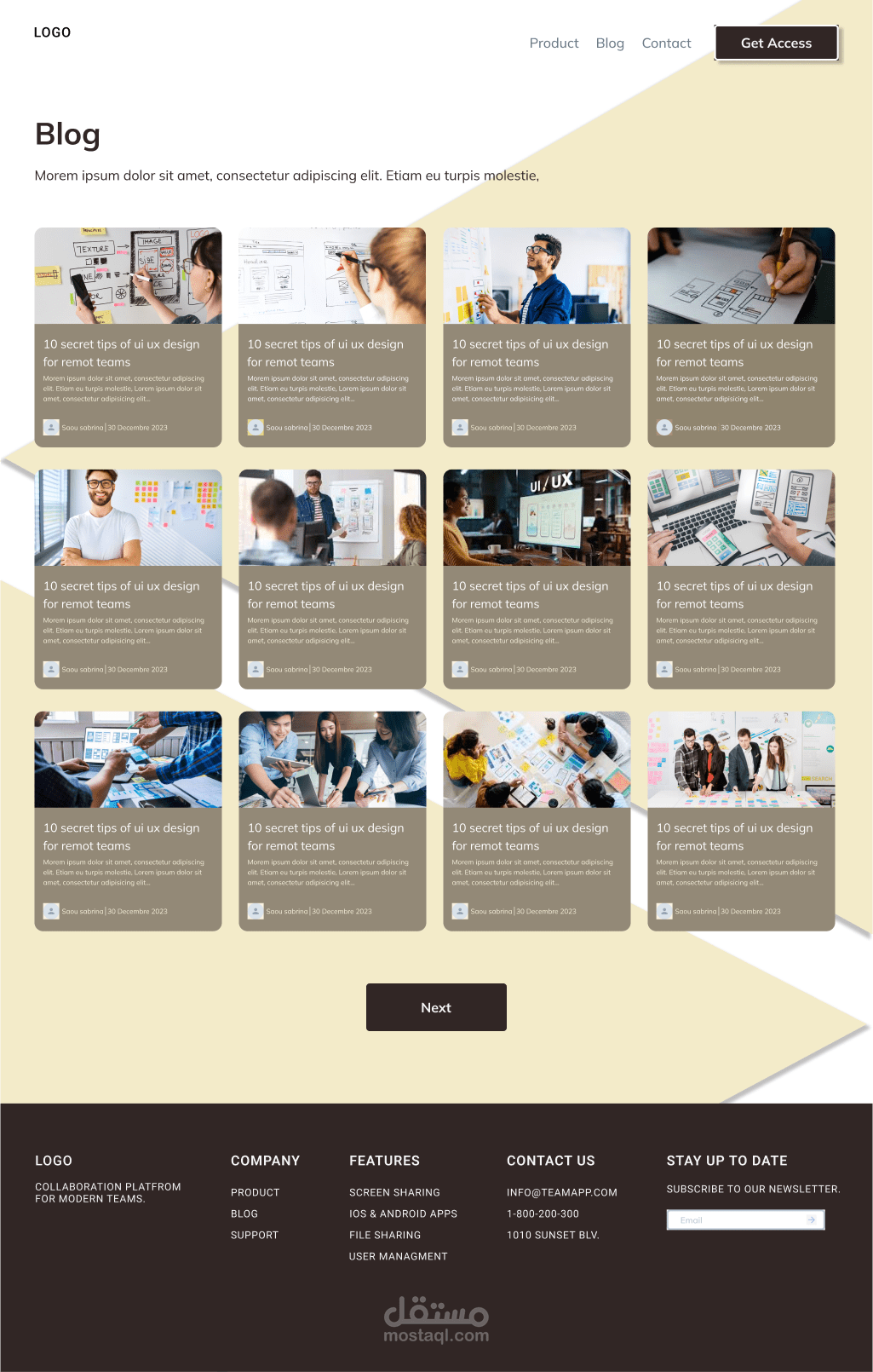 اعمال UI/UX