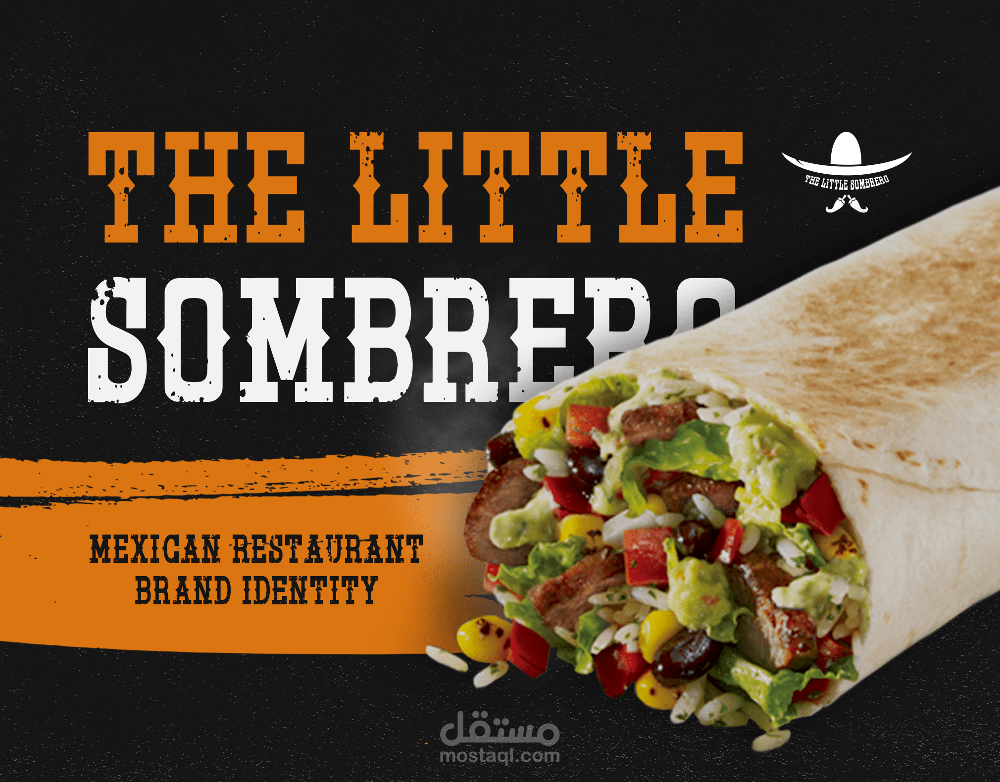 شعار وهوية بصرية لمطعم مكسيكي
