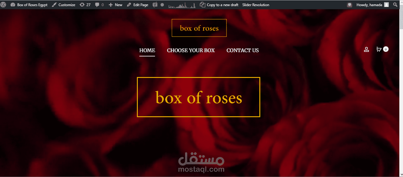 box of roses