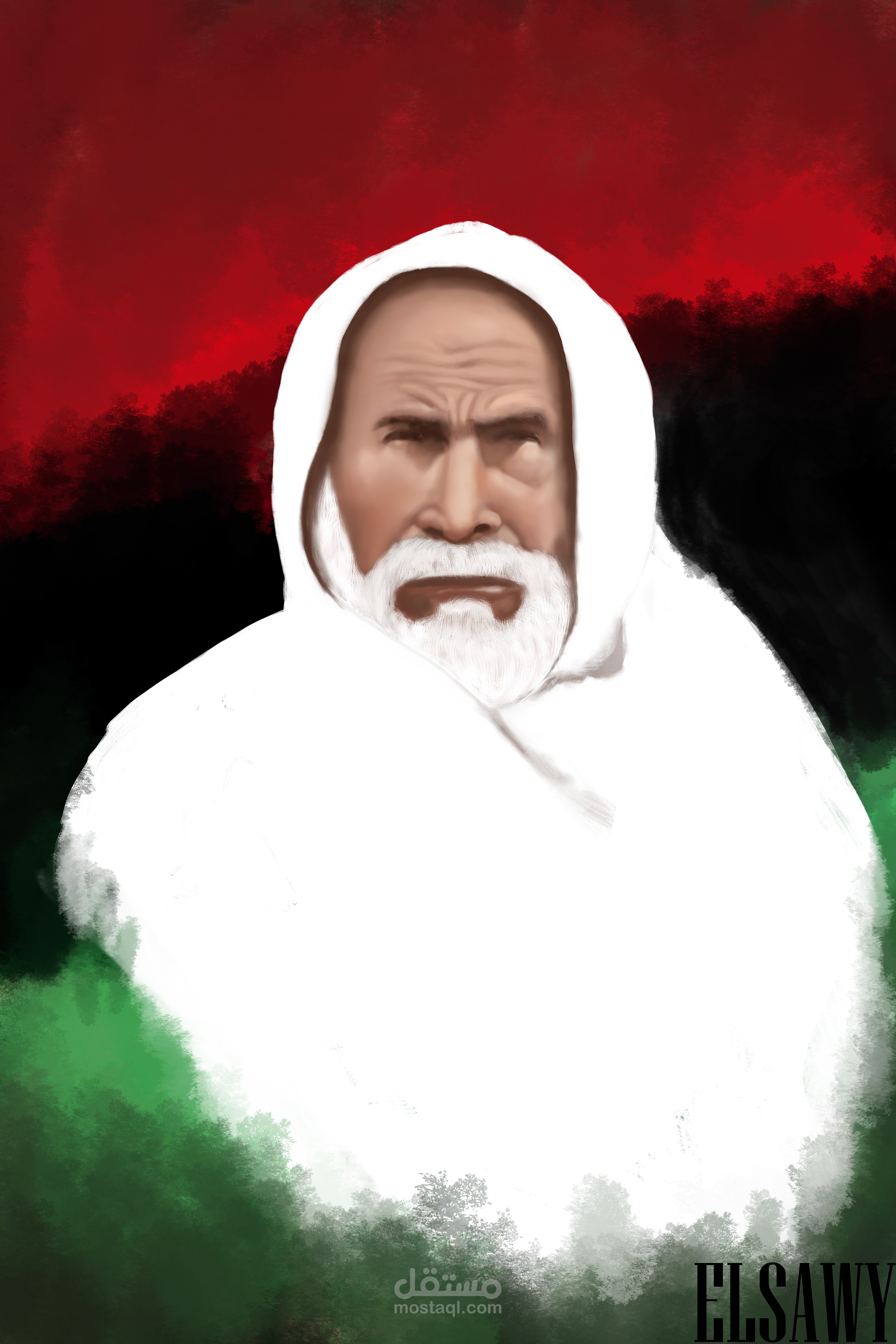 بورترية عمر المختار