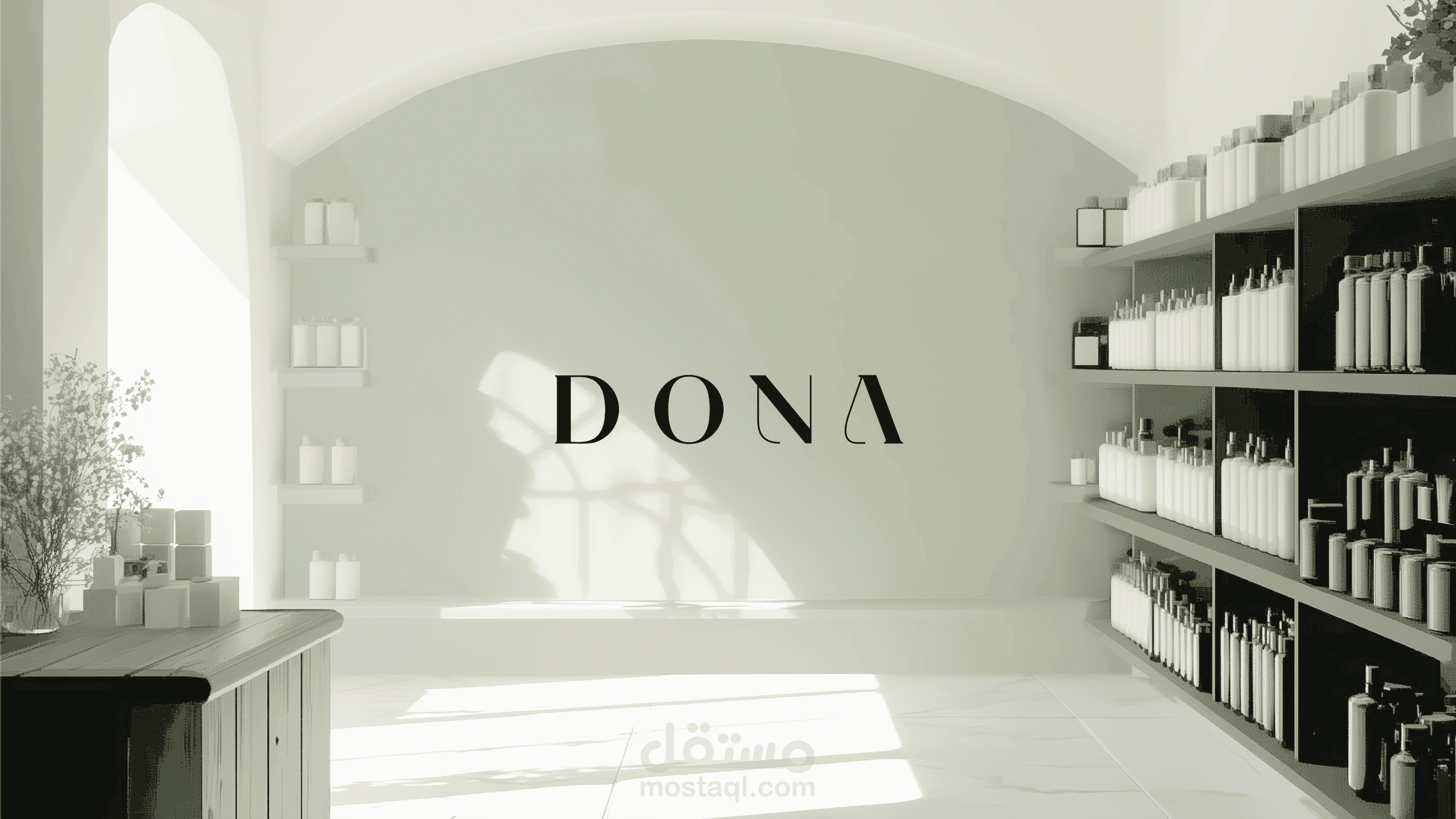 تصميم شعار وهوية براند DONA