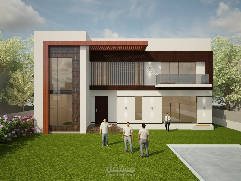 تصميم واجهة فيلا