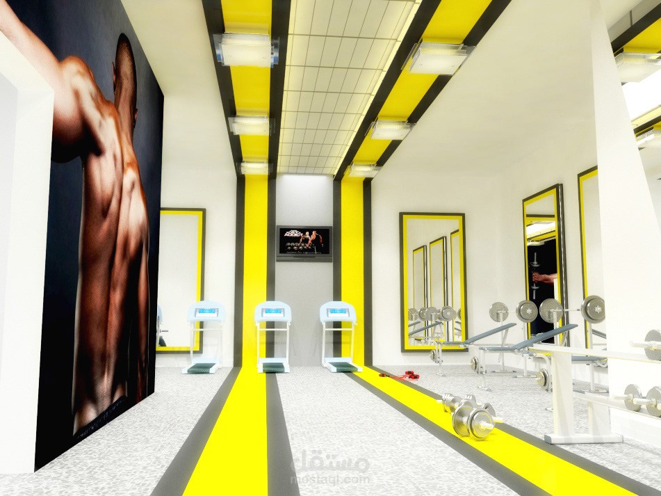 صالة جيم بإحدي الفنادق