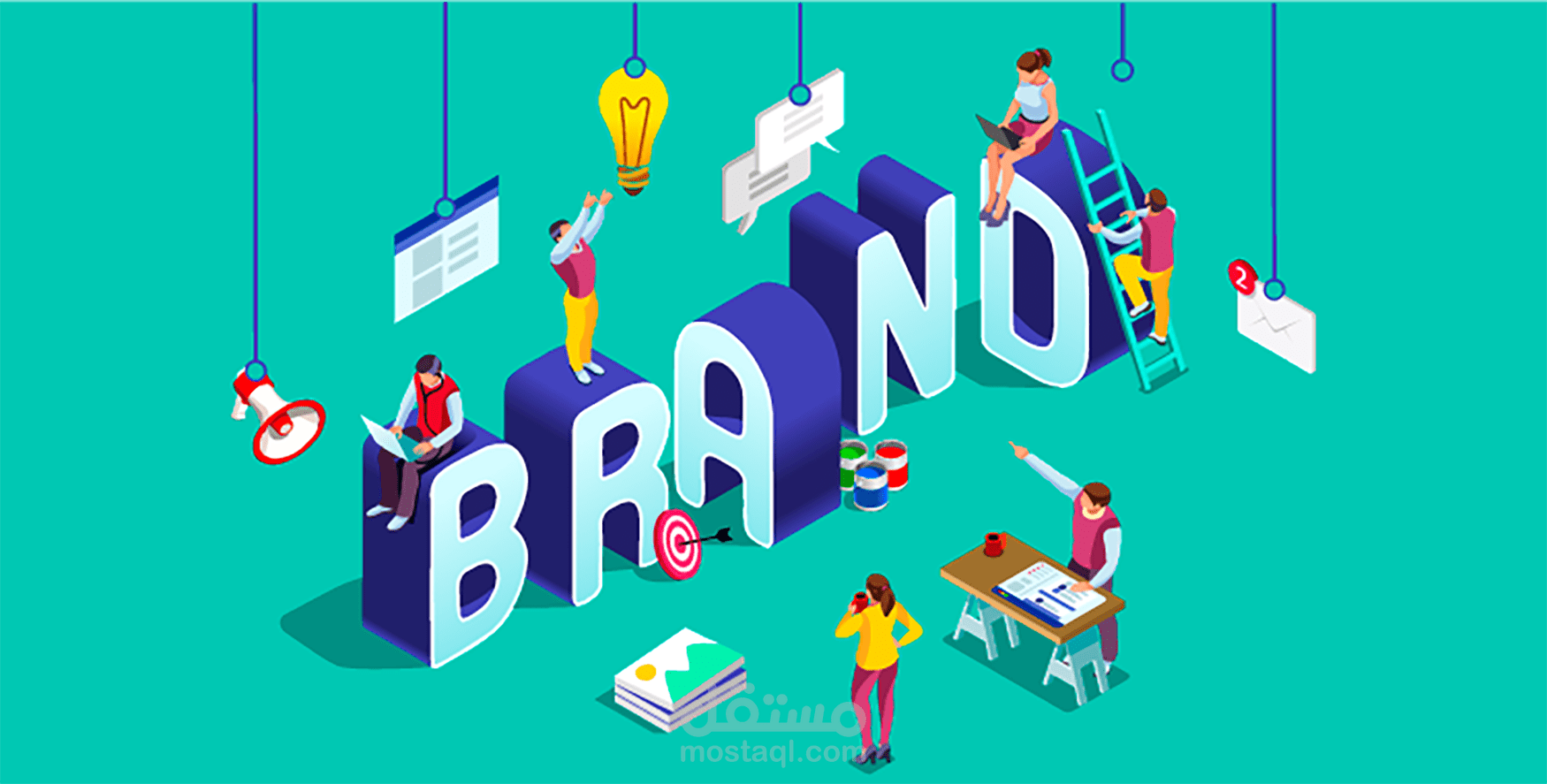 هوية بصرية لشركة right place