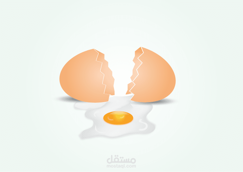 بيضة مكسورة
