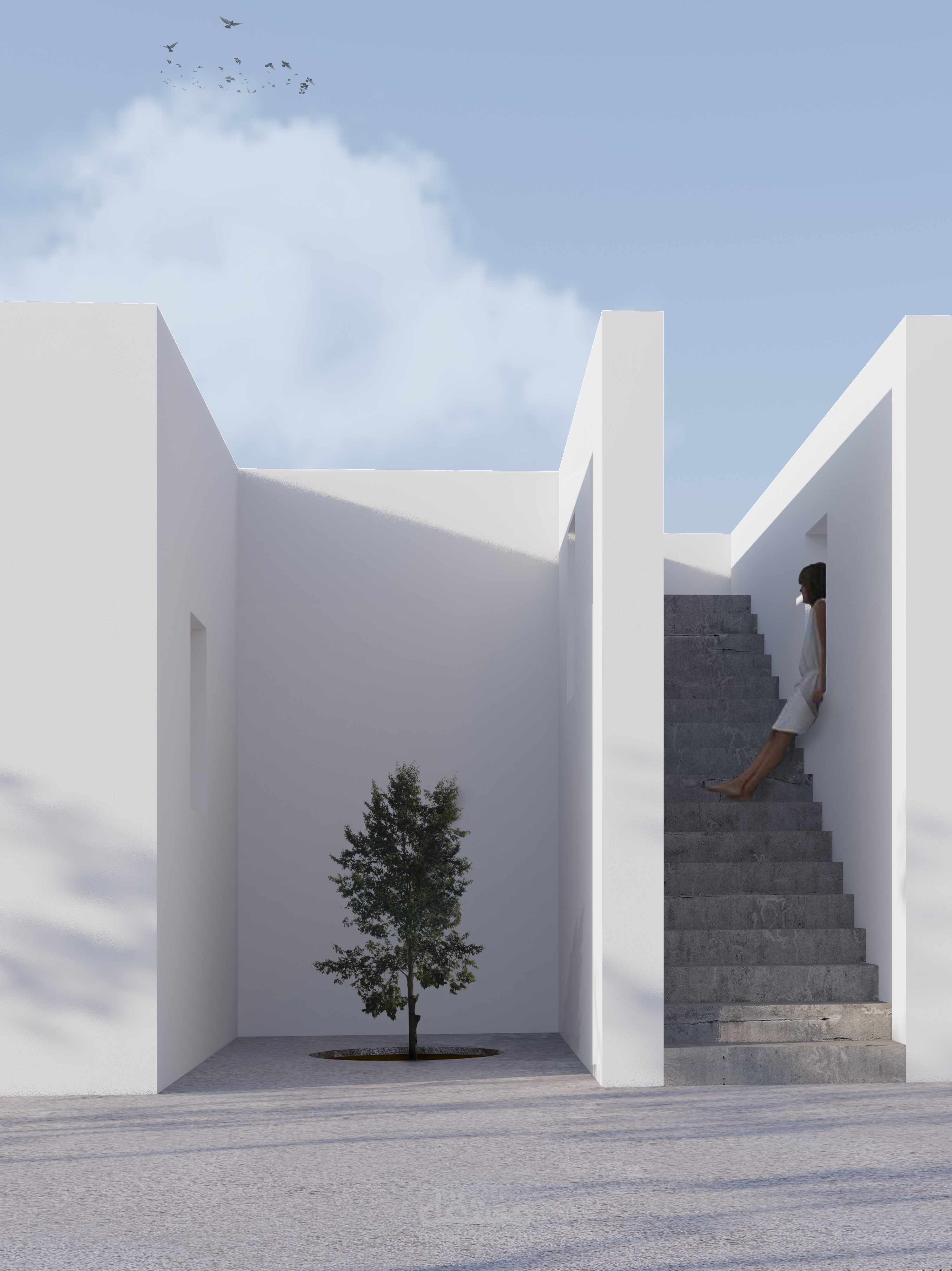 Exterior shot (simulation)