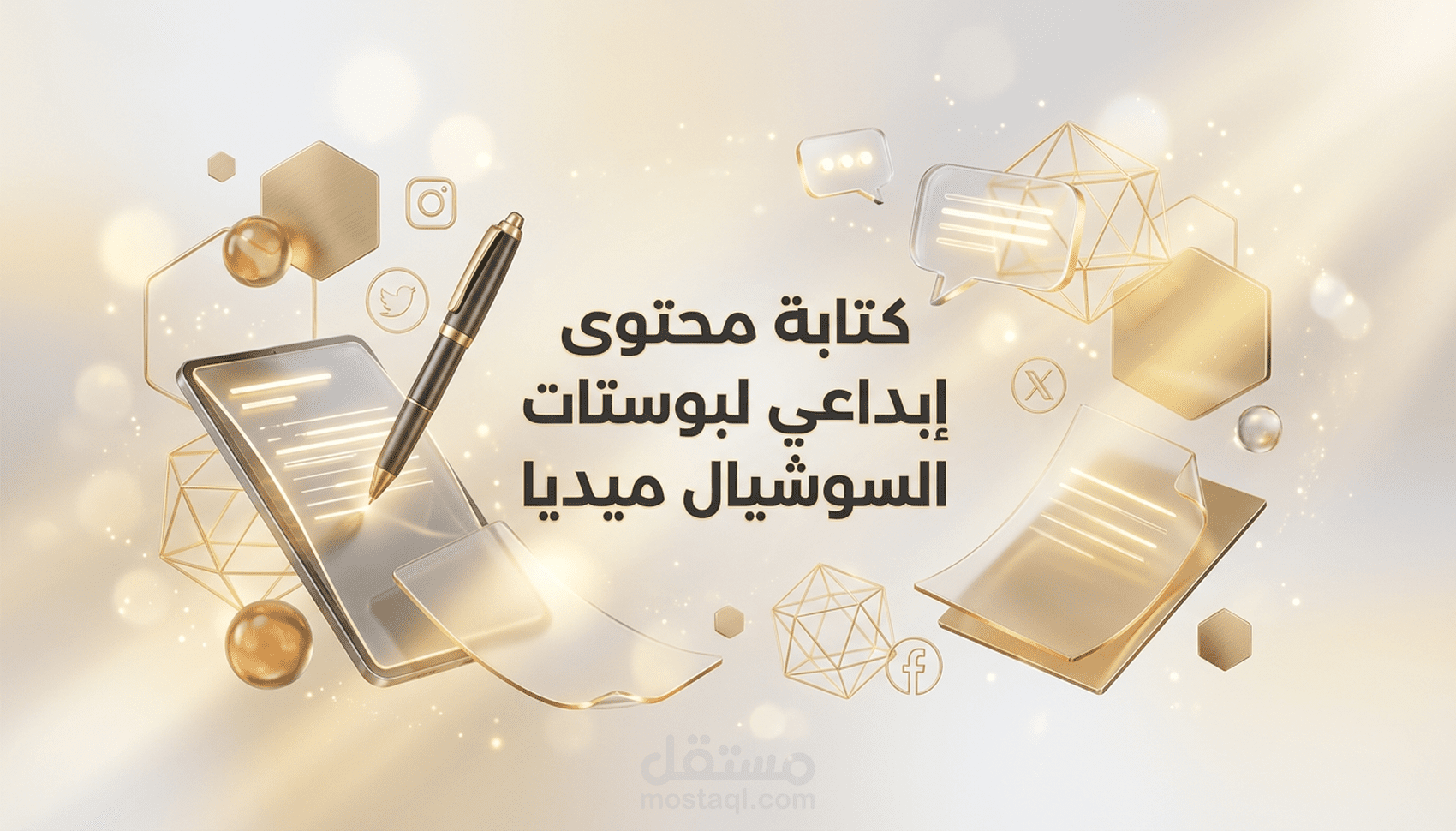 كتابة نصوص تسويقية مبتكرة لبوستات منصات التواصل — بجودة عالية وأفكار غير مكررة