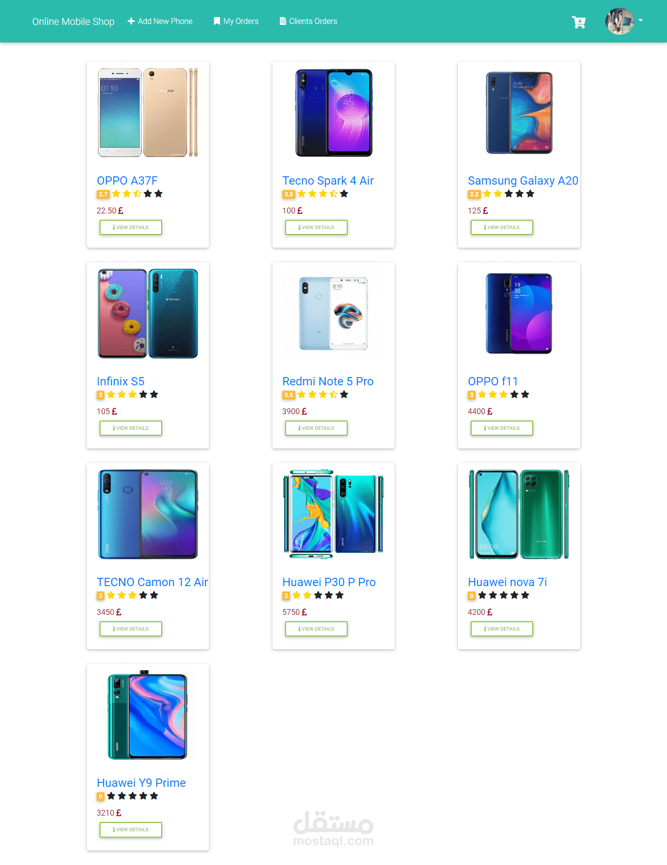 Online Mobile Shopping
