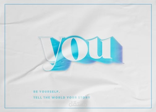 تصميم شعار براند you