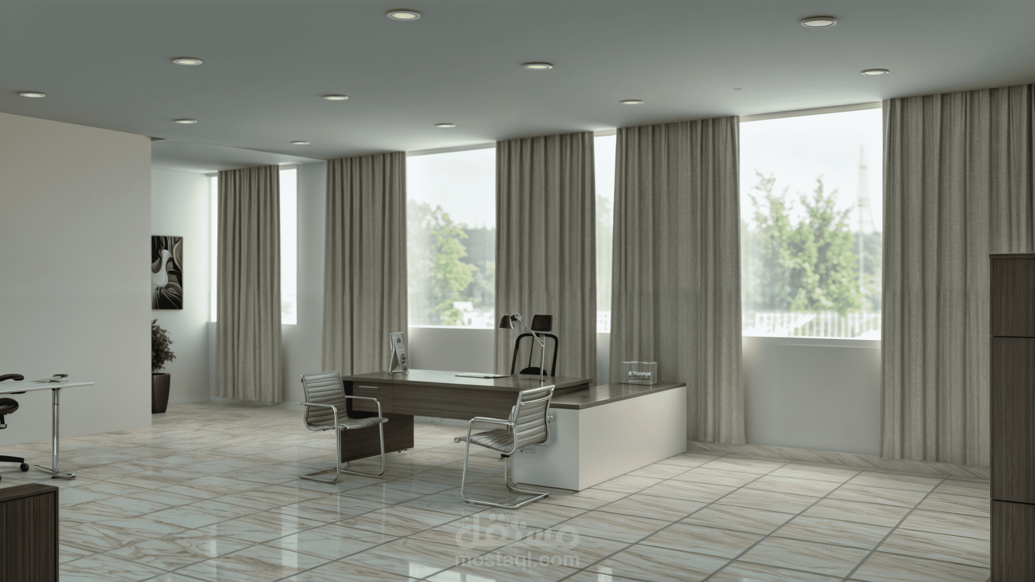 تصميم داخلي لمكتب