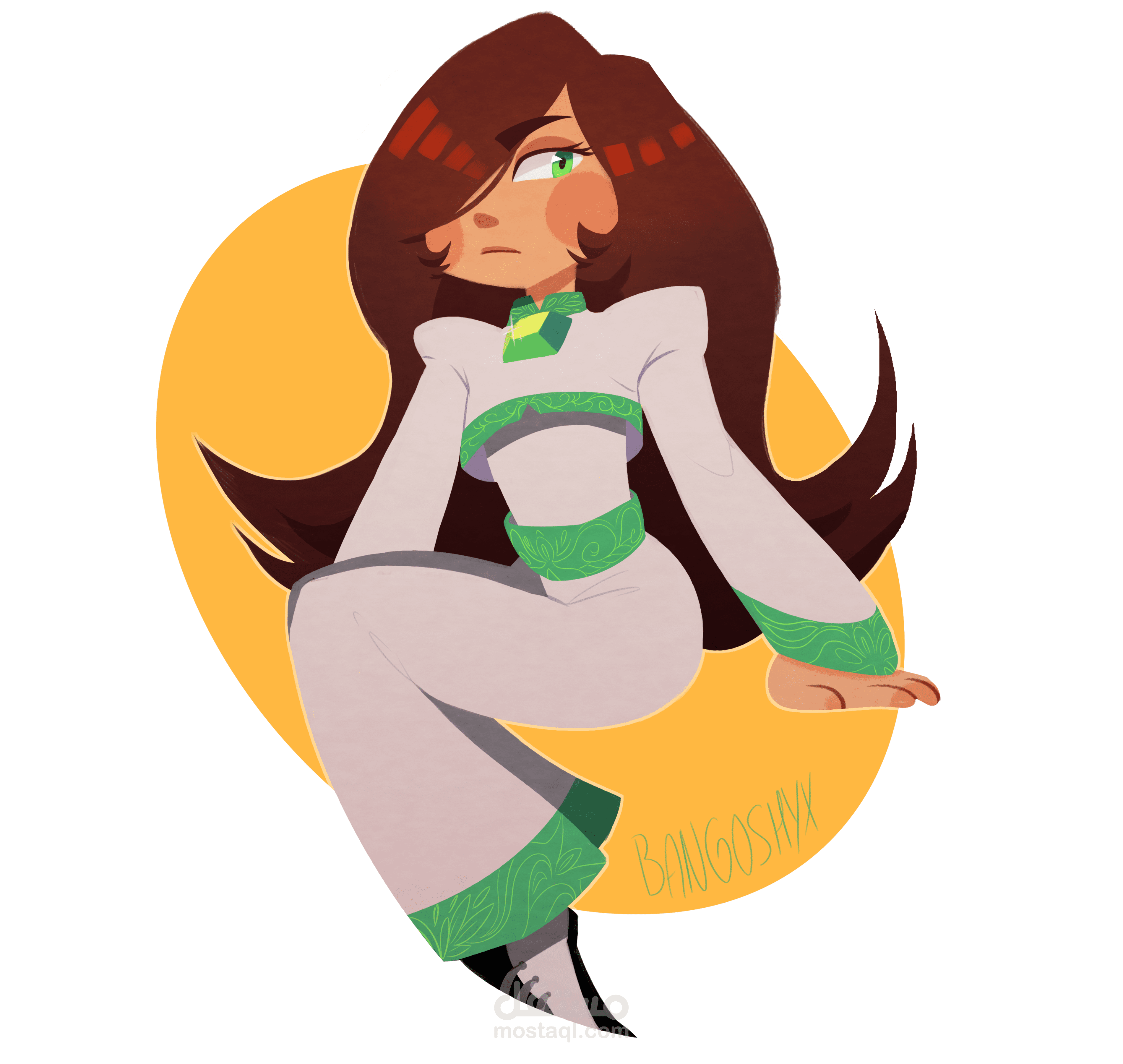 Lineless character design