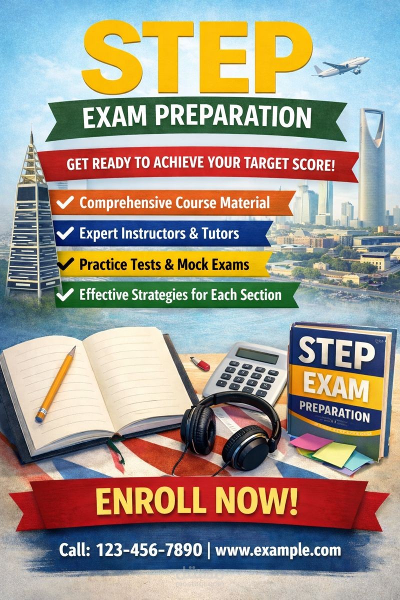 التدريب علي اختبار STEP