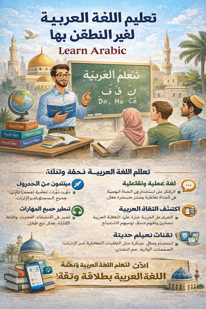 تدريس اللغة العربية لغير الناطقين بها