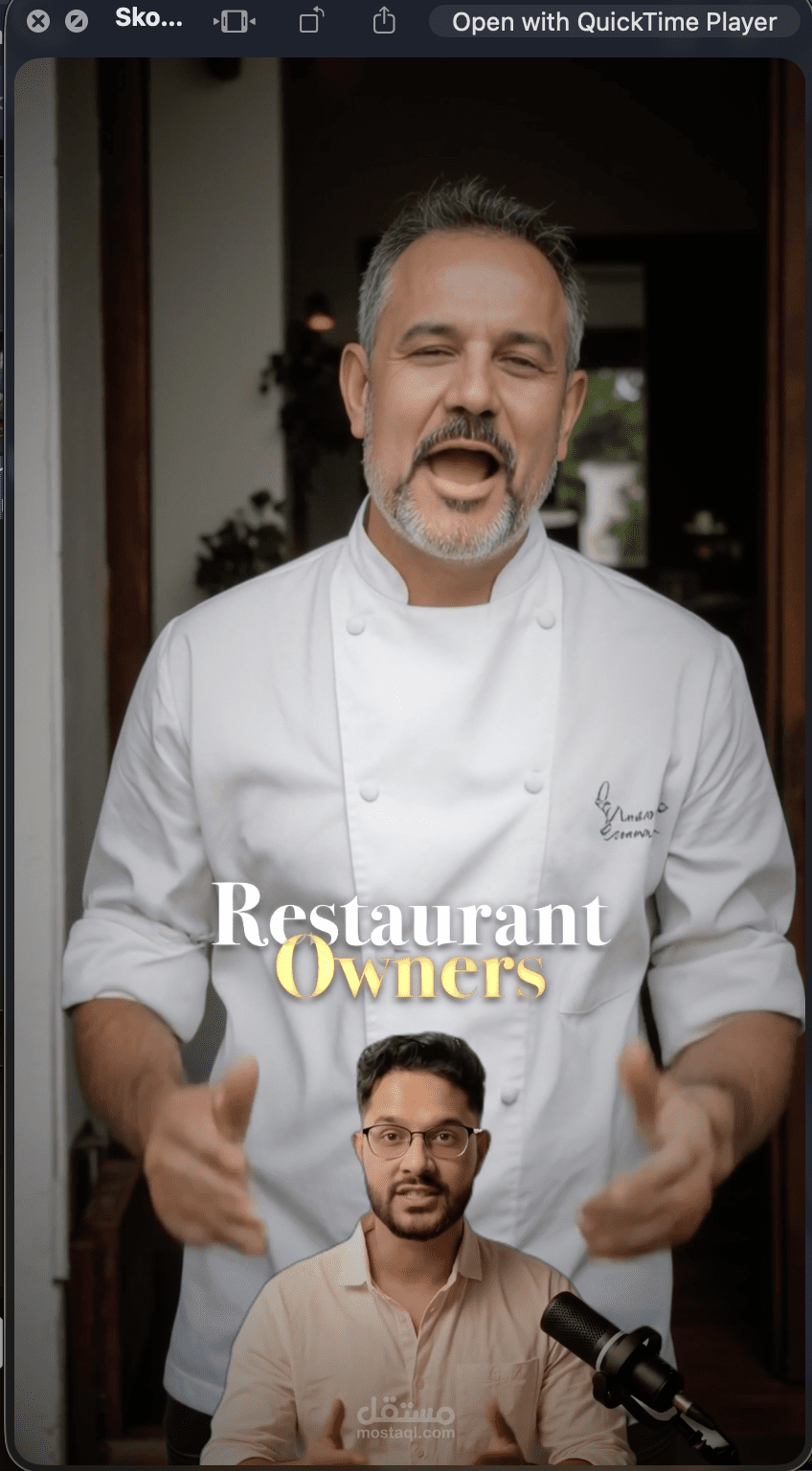 إعلان UGC بالذكاء الاصطناعي للترويج لمنصة ذكاء اصطناعي