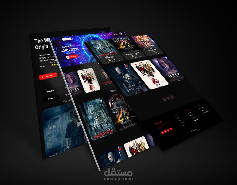 Movie Website Ui