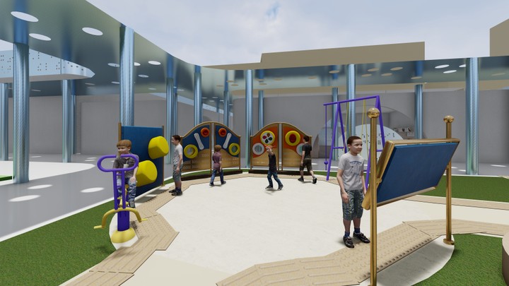 مشروع تخرج تطوير مجمع مدارس للمكفوفين بالكويت