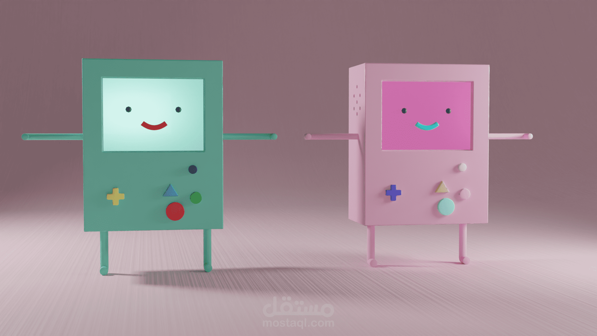 تصميم شخصيه 3d