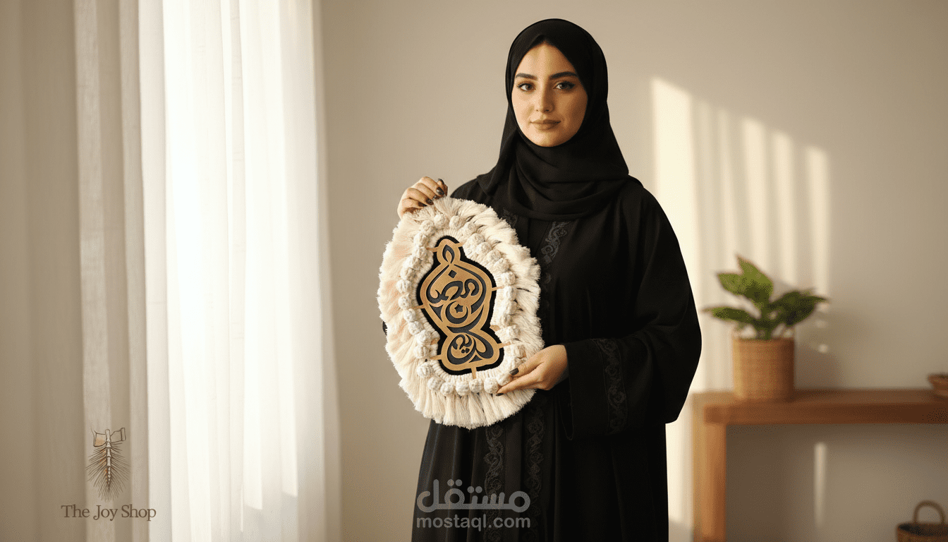 إعلان بالذكاء الاصطناعي عن منتج زينة