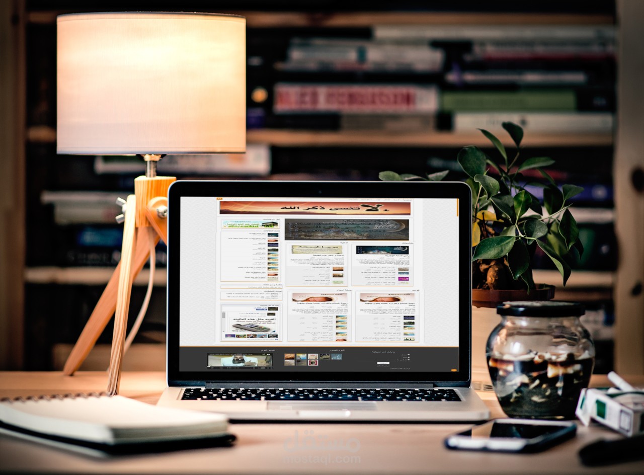 موقع  wordpress ذكرى للذاكرين بإستخدام الووردبريس