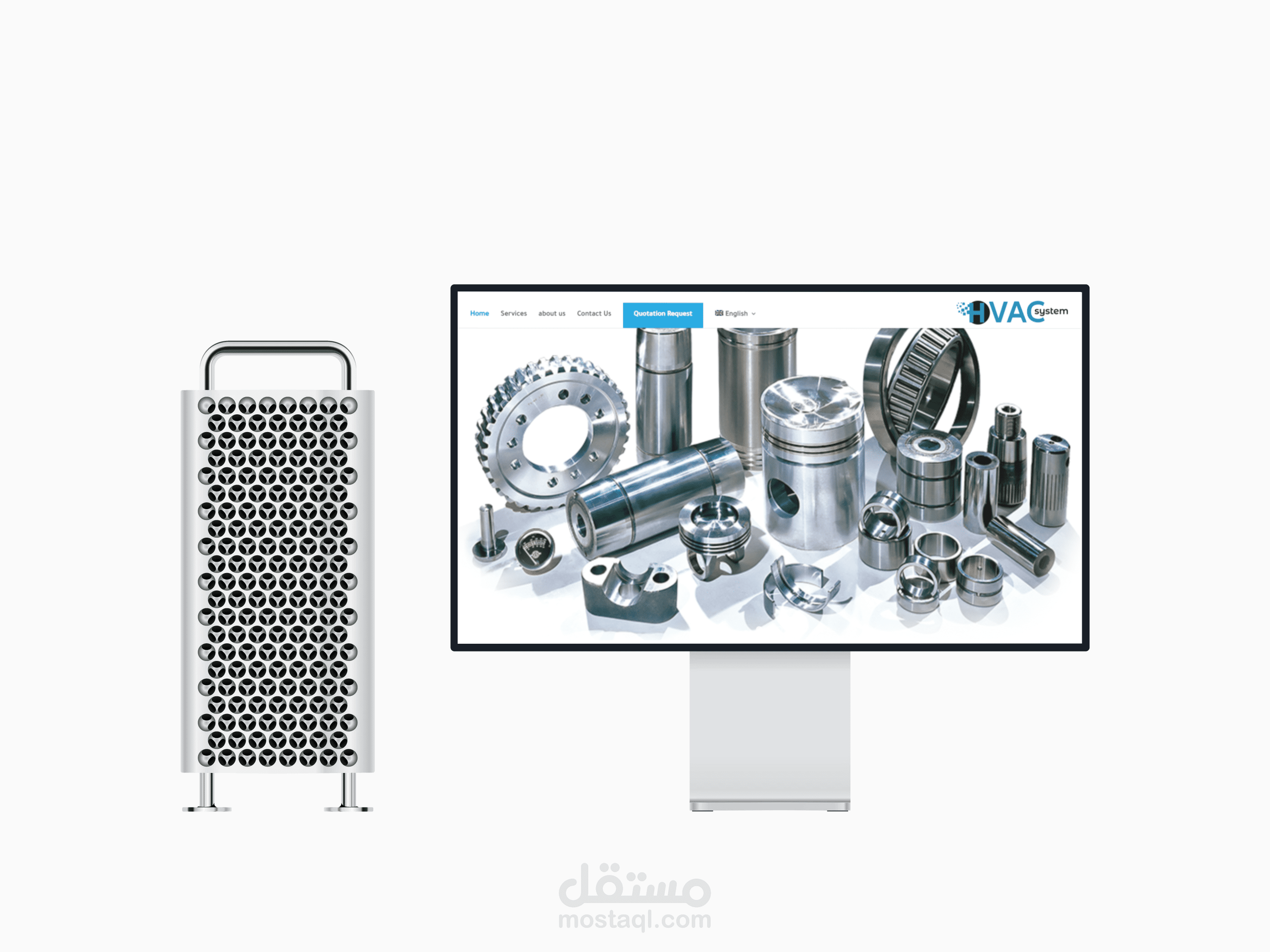 تصميم وبرمجة موقع wordpress تعريفي لمؤسسة  أنظمة التكييف Hvac  في السعودية باستخدام ووردبريس