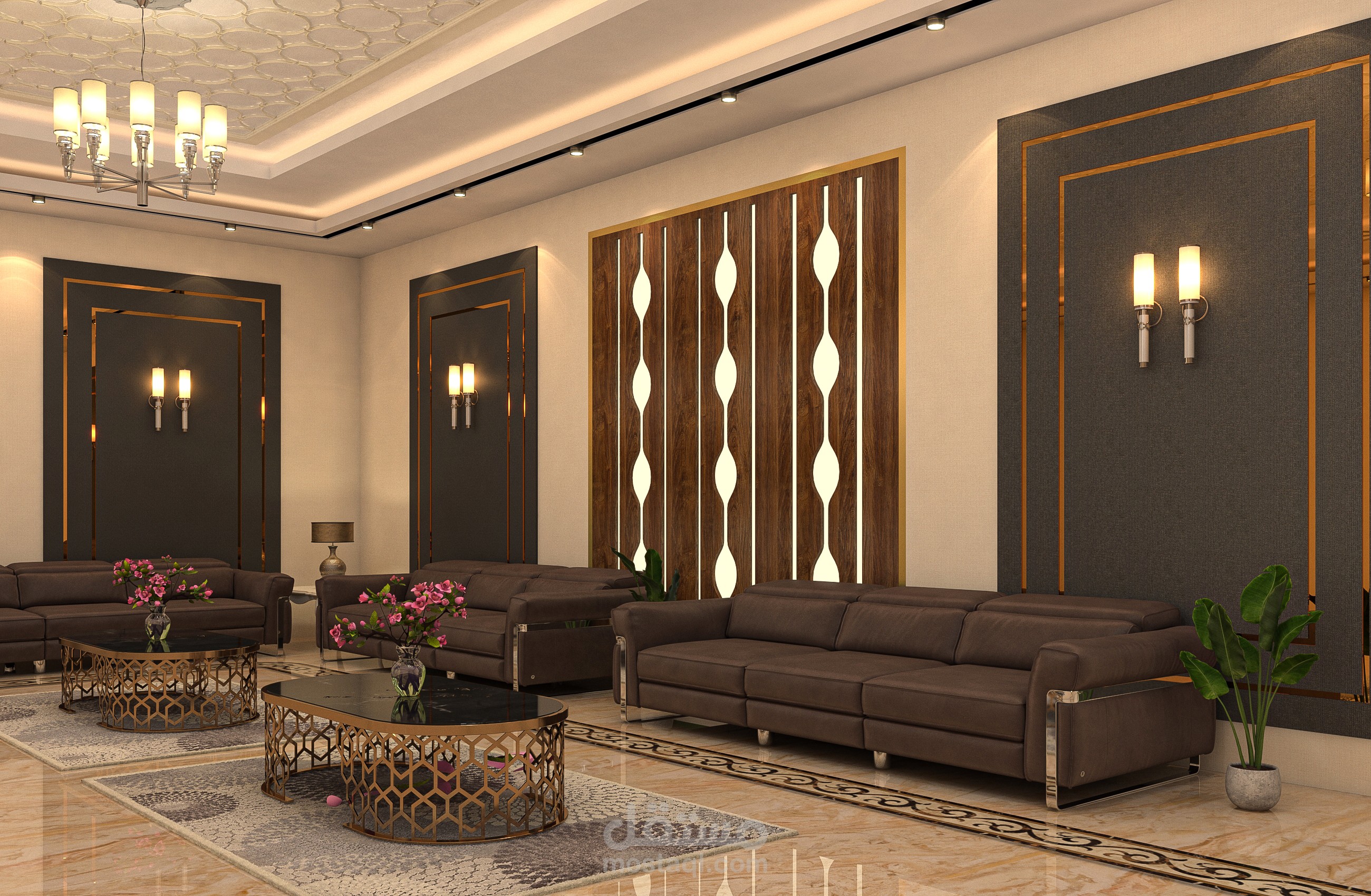 تصميم داخلي على برنامج 3D Max