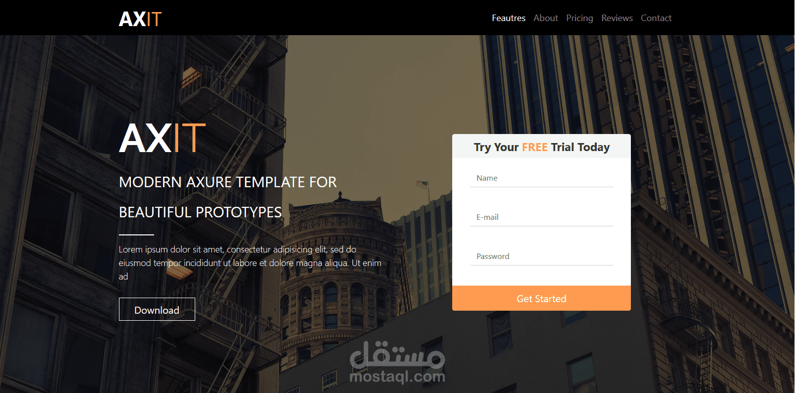 Fully Responsive Boostrap 4 Design