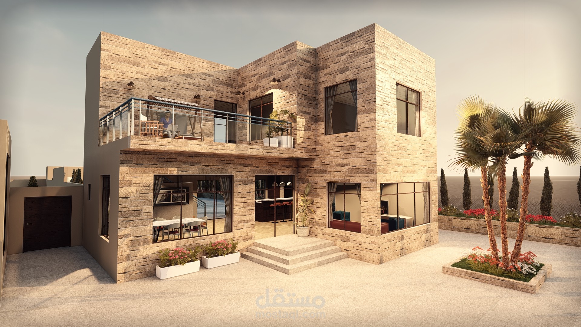 بيت مزرعة - تصميم خارجي