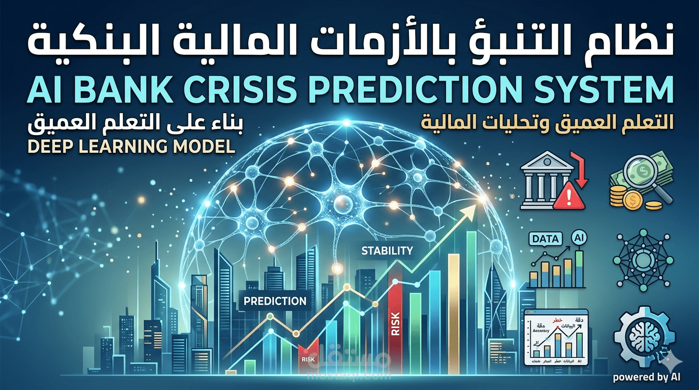 نظام التنبؤ بالتعثر المالي للبنوك باستخدام الشبكات العصبية الاصطناعية.