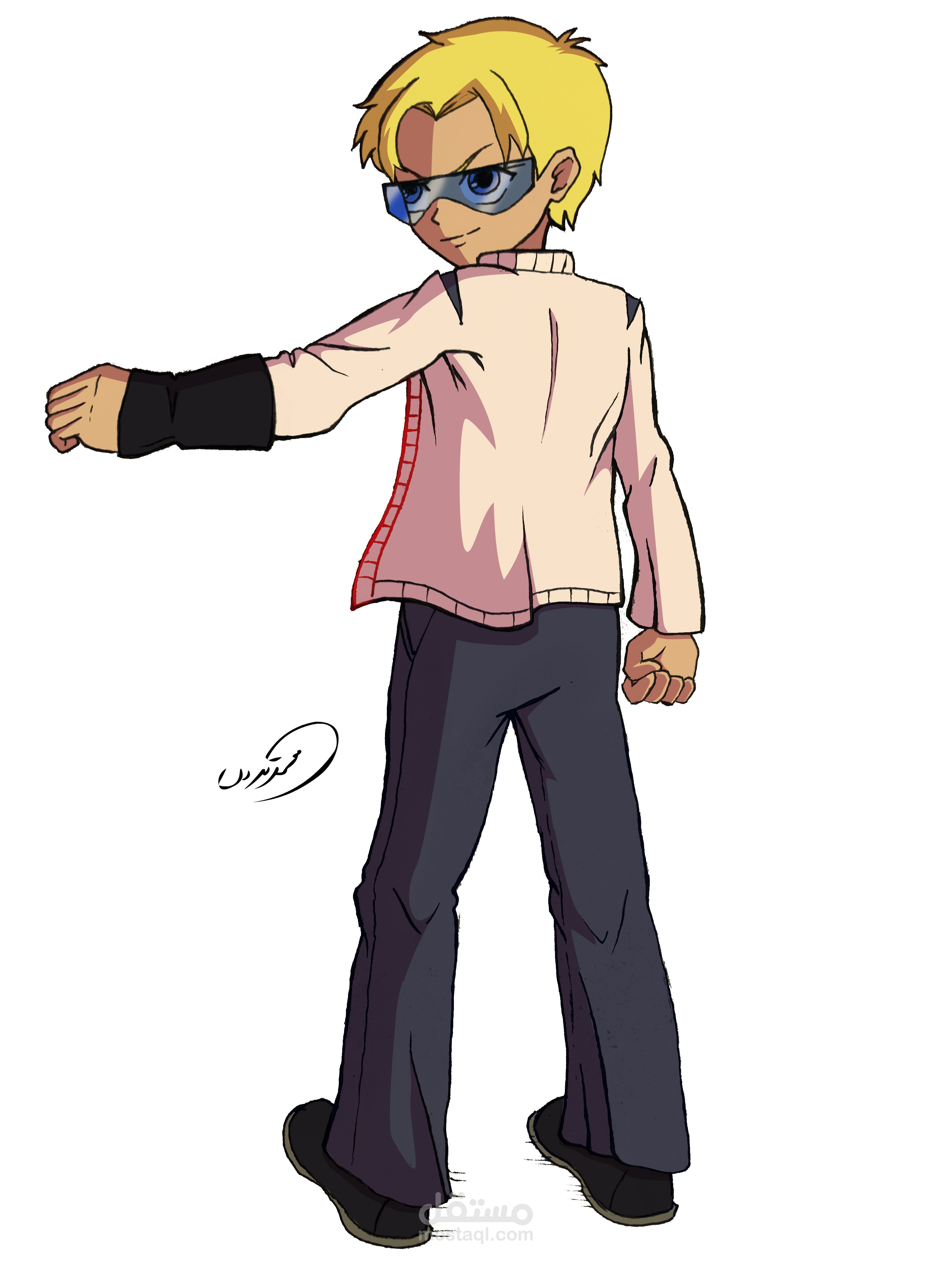 فان ارت لشخصية من قصة عربية