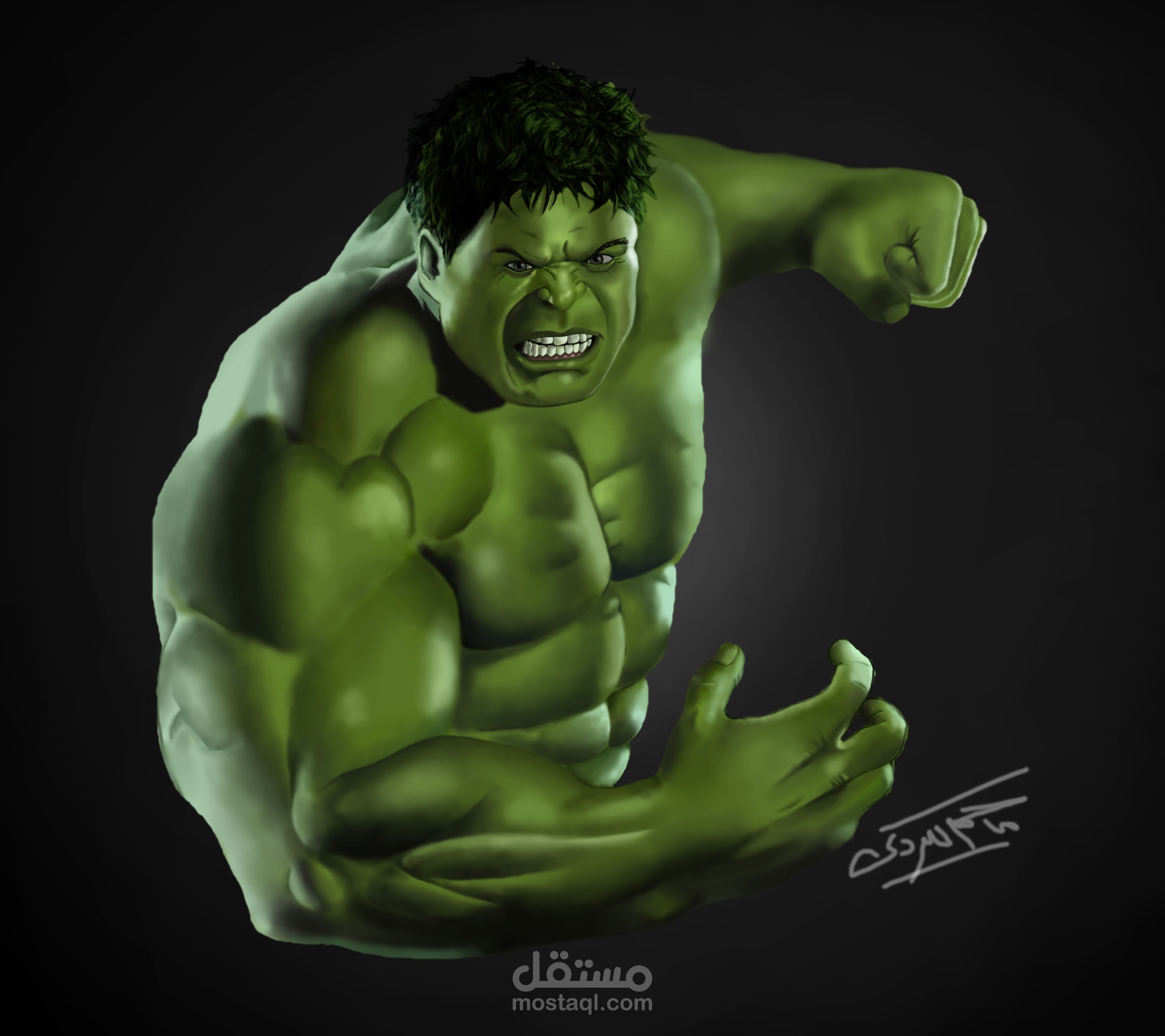 hulk painting
