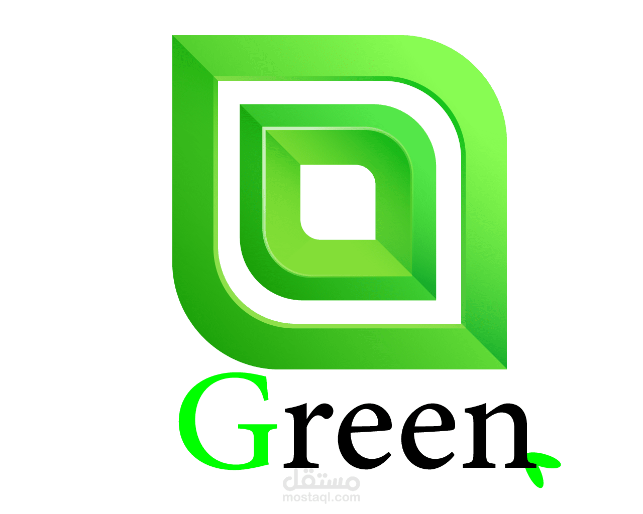 شعار للطبيعة green  أو للون الأخضر