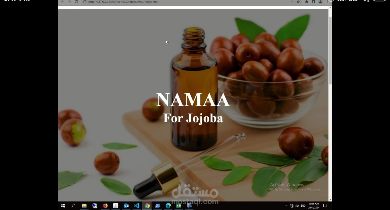 Namaa for Jojoba Website