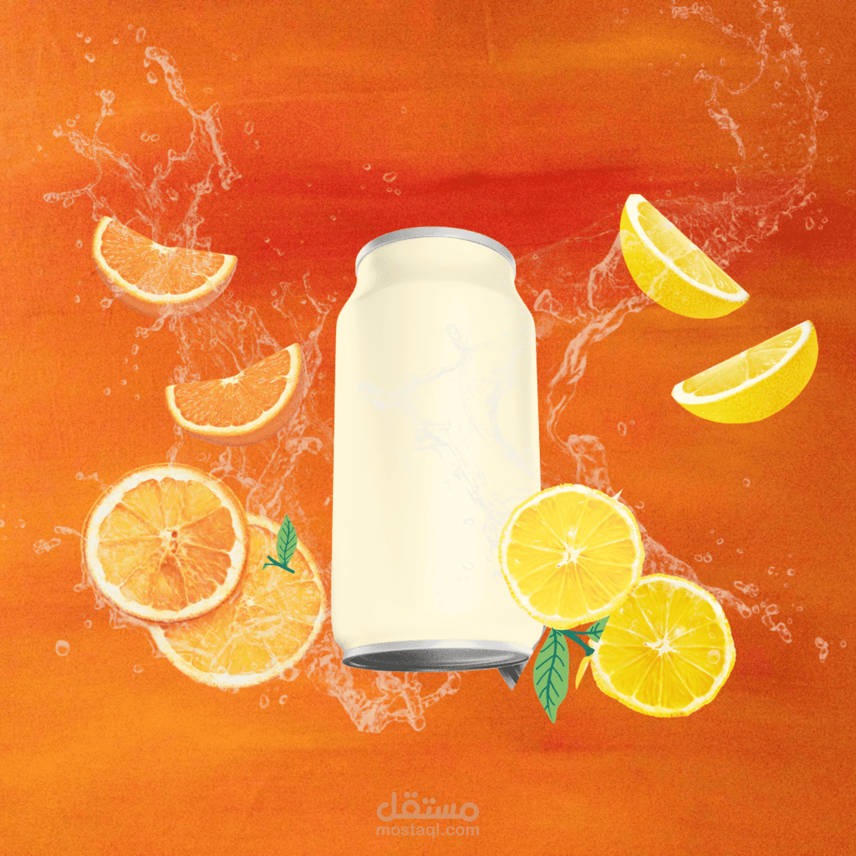 اعلان مشروبات حيوية