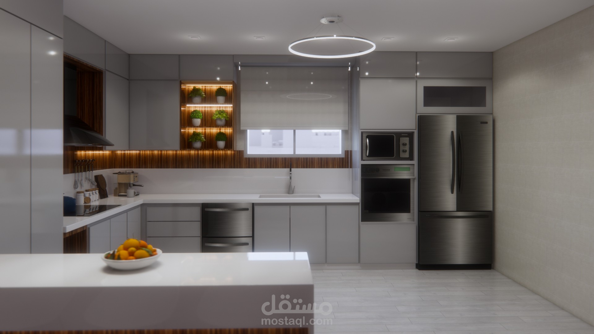 مطبخ على الطراز الحديث