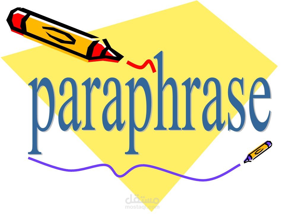 paraphrasing