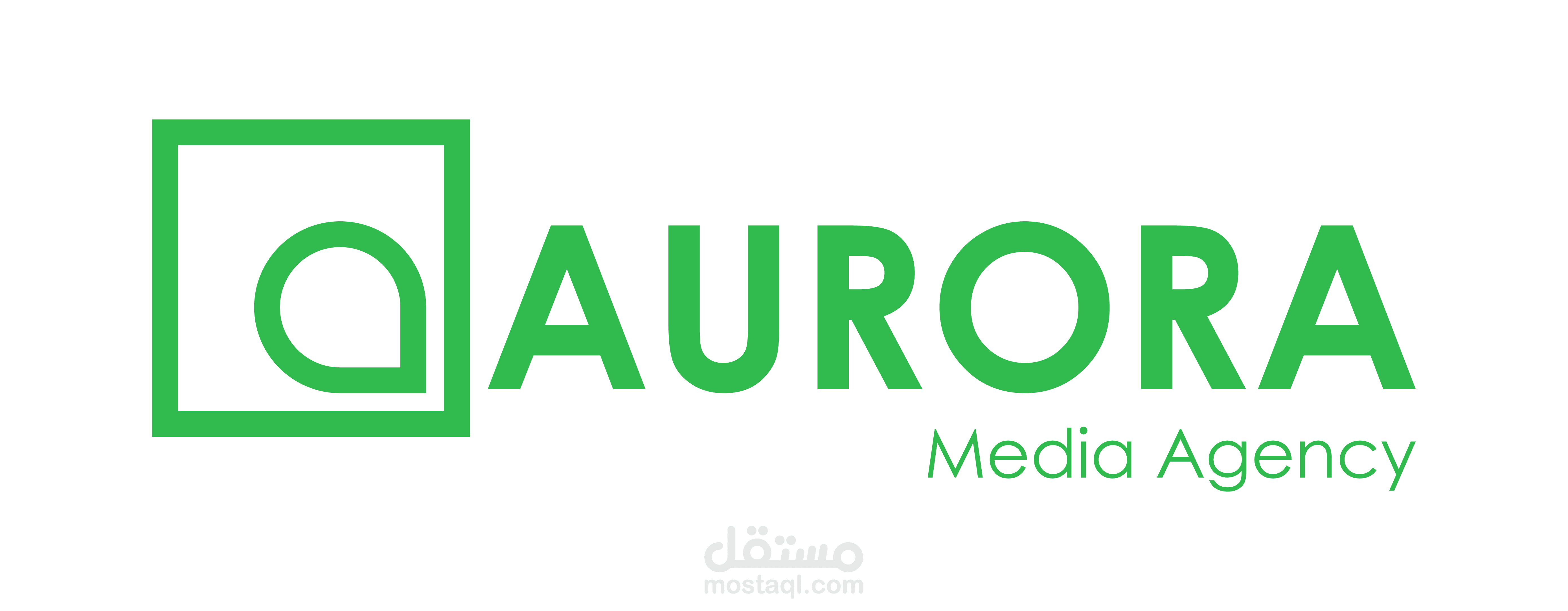 Aurora Media Agency Logo Design