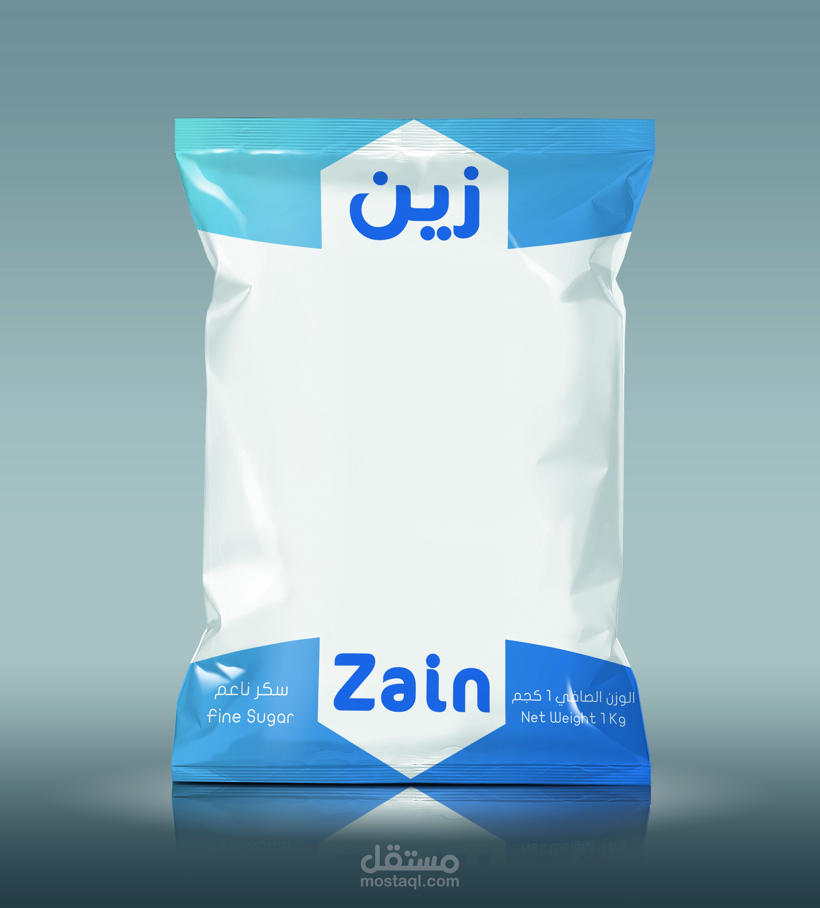 تصميم غلاف لعبوة سكر