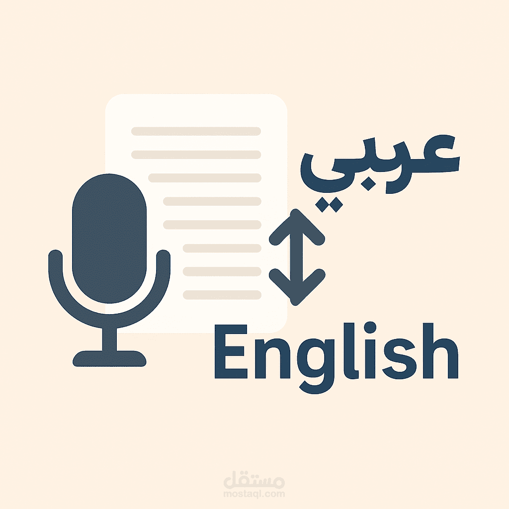 تفريغ احترافي لمقابلات صوتية باللغة العربية