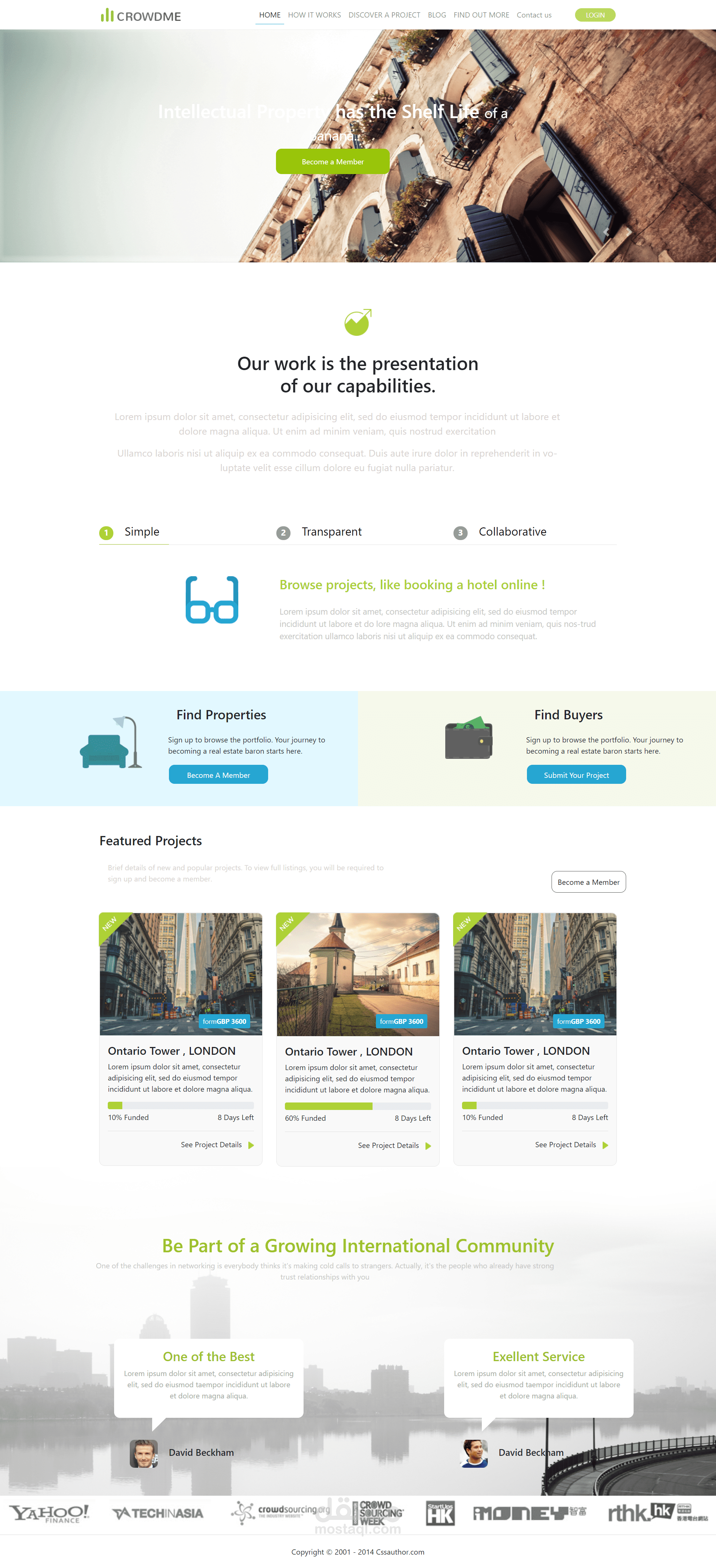 تصميم صفحة ويب