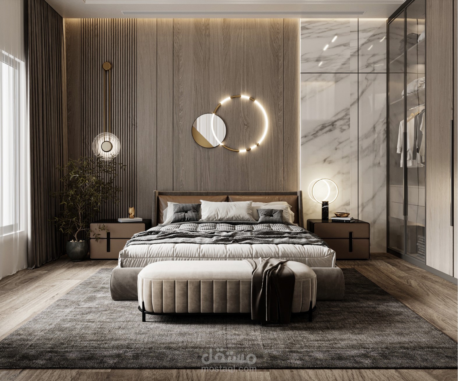 تصميم داخلي لفراغات متعددة