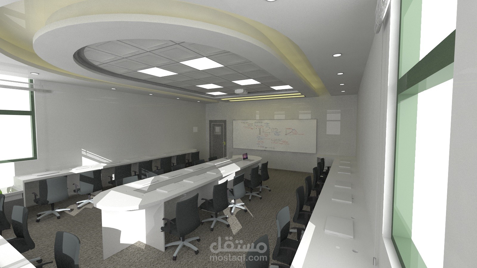 تصميم قاعة دراسية